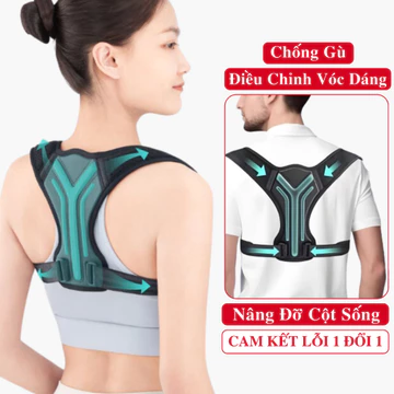 Đai Chống Gù Lưng Nam Nữ Andego Cải Thiện Vóc Dáng BH Lỗi 1 Đổi 1. Đai Lưng Chống Gù - Mã RIO