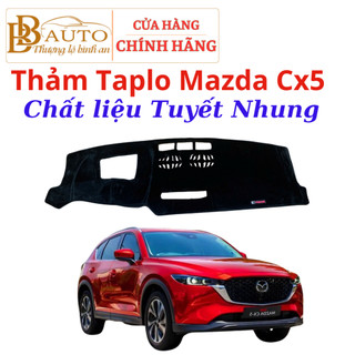 Thảm taplo ô tô MAZDA CX5 đời 13-17, CX5 đời 18-25 chất liệu tuyết nhung mịn bảo vệ xe chánh nóng, nắng, độ ẩm