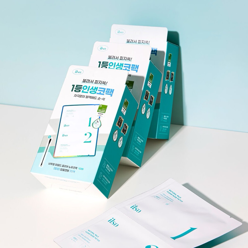 Mặt nạ mũi ilso Natural Mild Clear Nose Patch (Tách set không có hộp ...