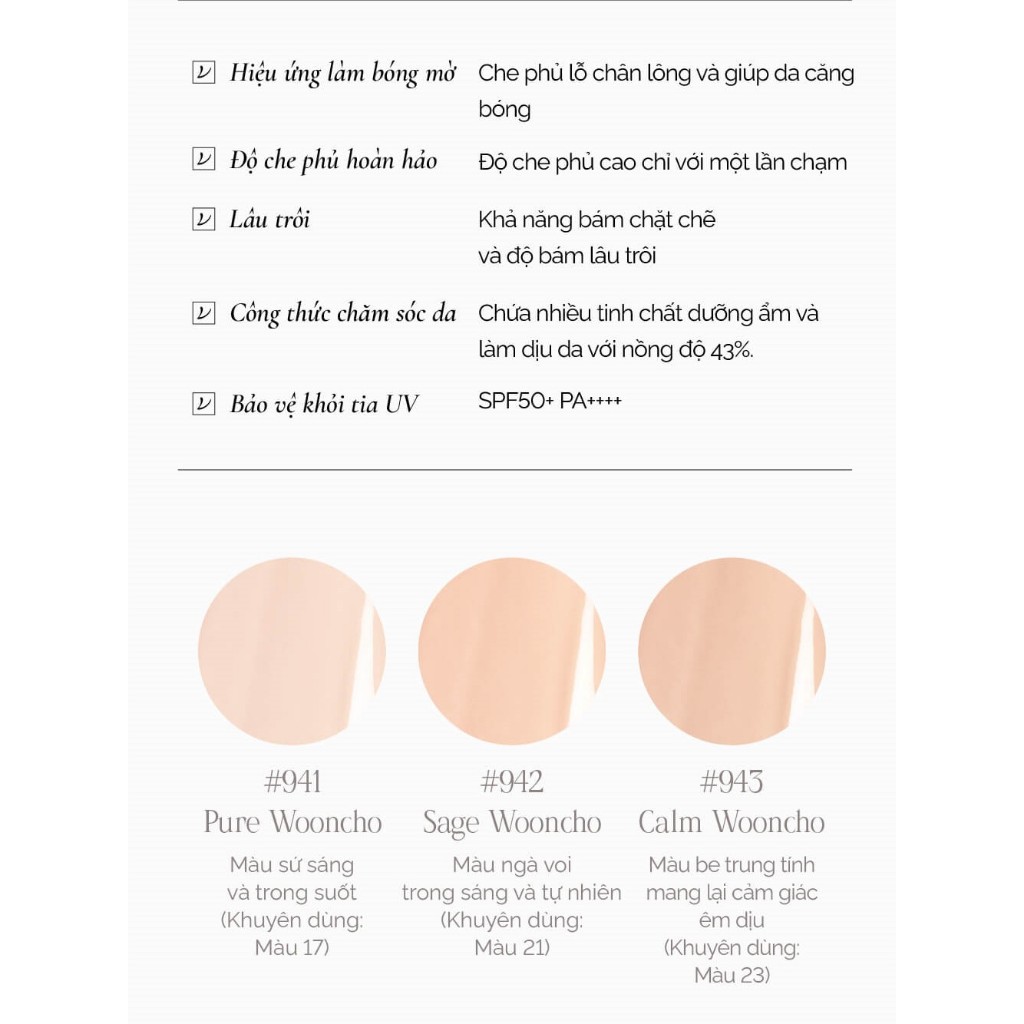 Cushion Căng Bóng Dưỡng Ẩm Thuần Chay Dinto Blur-Glowy Wooncho Cushion SPF50+ PA++++(3 colors)