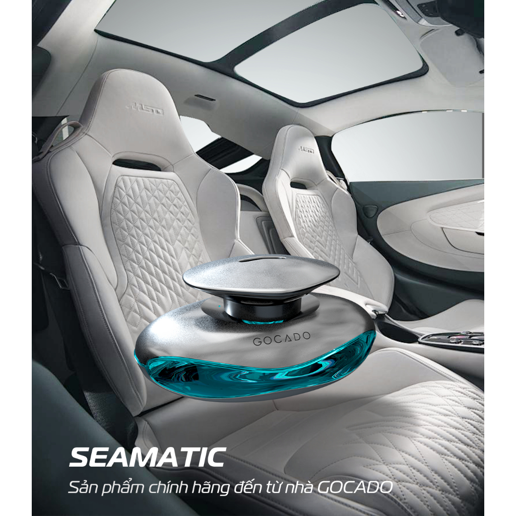 Ô - Nước Hoa Ô Tô Cao Cấp Gocado Seamatic Hương Biển Cả Thơm The Mát Dịu Nhẹ Khử Mùi Hôi