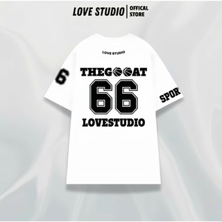 Áo Thun LoveIStudio 66 THEGOOAT Sports Unisex Form Rộng Nam Nữ Prenium Cotton 100% Cổ Tròn tặng kèm Box [A099]