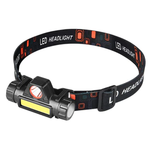đèn pin đội đầu siêu sáng ❤️FREESHIP❤️ đèn pin mini siêu sáng HFL-03 có chân sạc USB bóng LED COB+XPE