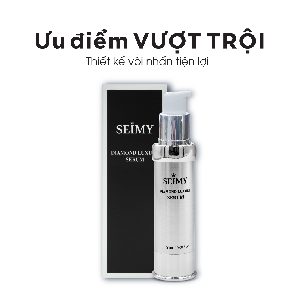 Ảnh Serum tinh chất dưỡng da nhau thai SEIMY - Diamond Luxury Serum 20ml 2
