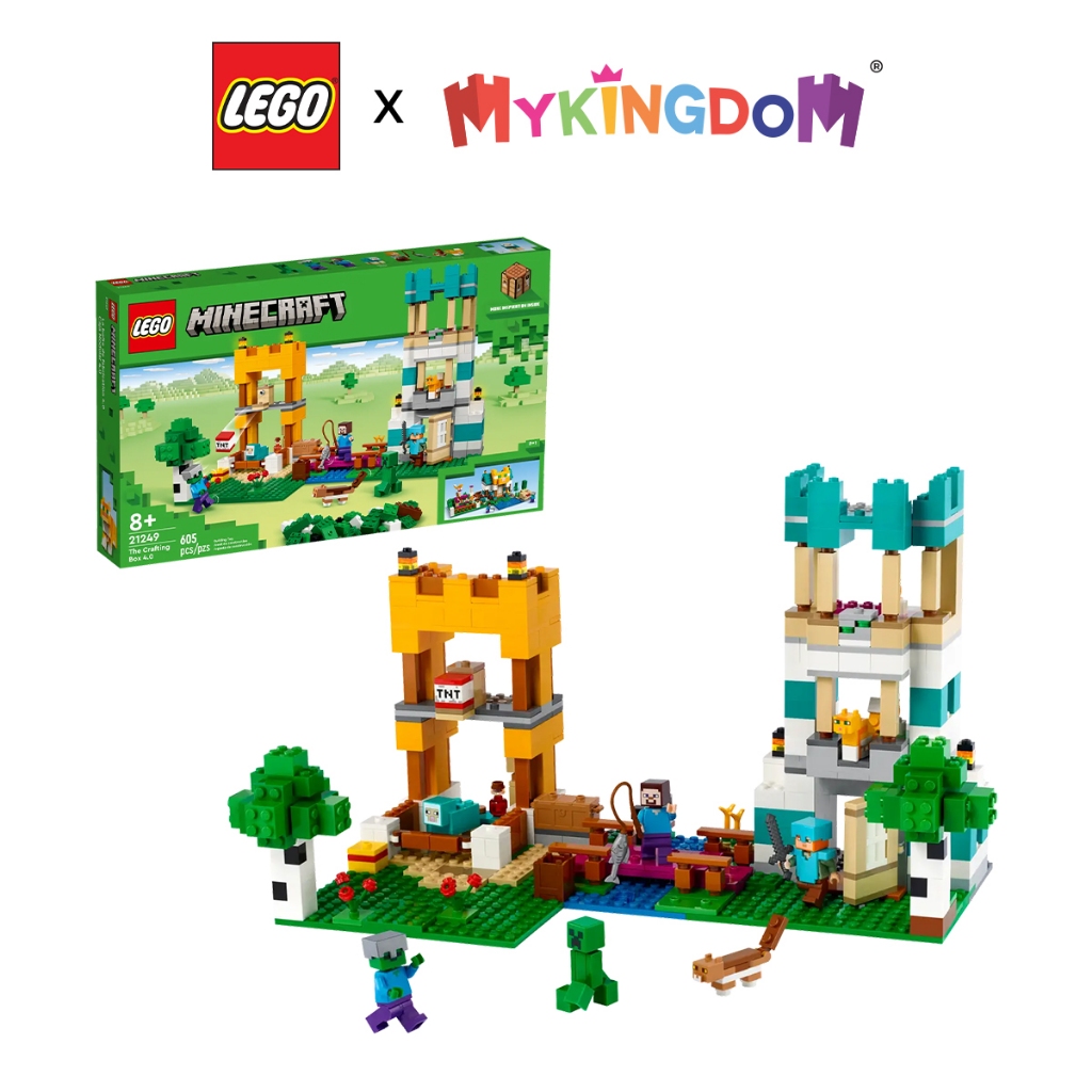 Đồ Chơi Lắp Ráp Bộ Minecraft Sáng Tạo 4.0 LEGO MINECRAFT 21249 (605 chi ...