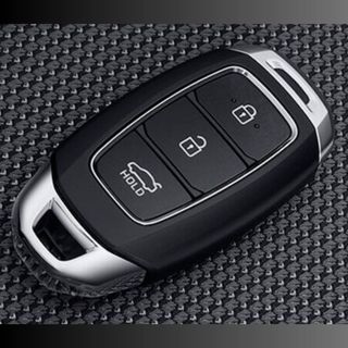 Bọc chìa khóa accent,ốp chìa khóa santafe,Bao da chìa khóa kona,Bao da chìa khóa accent 3 nút bấm (HC3 Móc D)