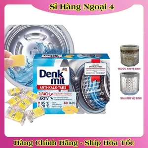 BÁN LẺ Viên tẩy lồng giặt Denkmit siêu sạch của Đức, vệ sinh lồng máy giặt [Hot]