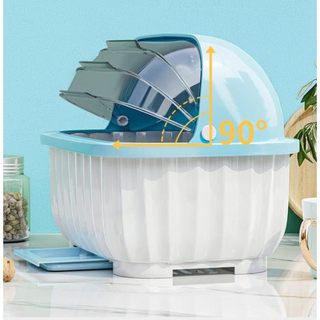 Kệ Úp Bát Đĩa Có Nắp Đậy Tránh Bụi Bẩn, Chạn Bát Bontra Nhựa Cao Cấp Kèm Khay Ráo Nước