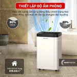 Máy hút ẩm lọc không khí 40m2 FUJIHOME Nhập Khẩu, 4 chế độ hút ẩm lọc không khí Anion khử mùi diệt khuẩn phòng khác ngủ — ảnh 4
