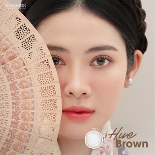 [Giá 1 chiếc - 1 bên mắt] Kính áp tròng VIVIMOON LENS màu tự nhiên Huế, hạn sử dụng 06 tháng, độ cận 0-8 độ