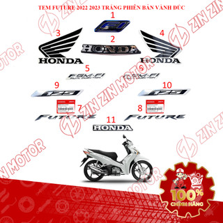 Tem Xe Future 125 Fi, Tem Rời Future Led 2022 2023 Trắng Phiên Bản Cao Cấp Chính Hãng - ZZM