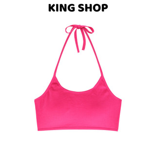 Áo Bra Nữ Conton Gân Tăm Dạng Yếm Kèm Mút Sẵn, Áo Lót Mềm Thoáng Khí Cột Nơ Cổ Xinh King Shop B-8703