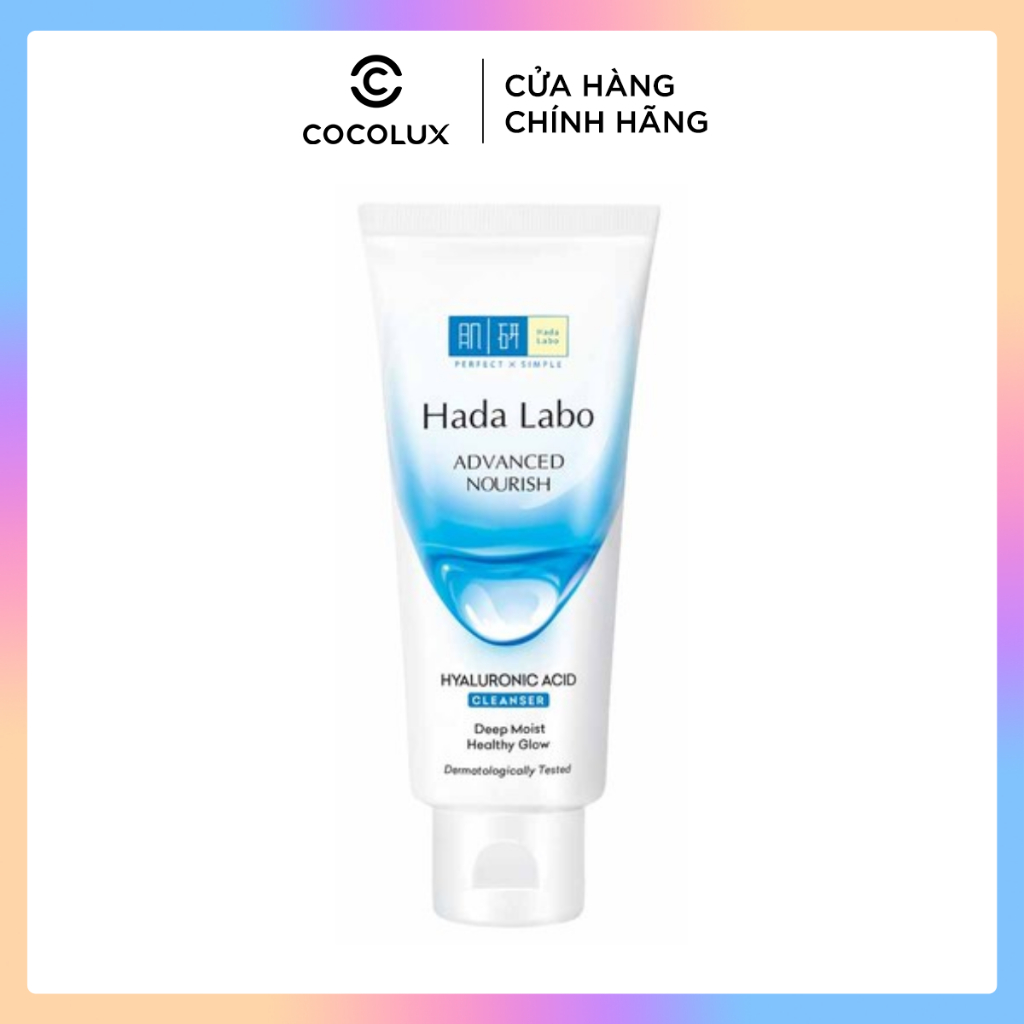 Sữa Rửa Mặt Dưỡng Ẩm Hada Labo Advanced Nourish 80g Cocolux