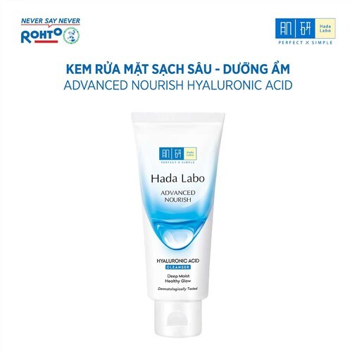 Sữa Rửa Mặt Dưỡng Ẩm Hada Labo Advanced Nourish 80g Cocolux