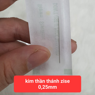 -Kim ngắn size 0,25 ( 0.25 x 35 mm ) siêu bén chuyên dùng cho máy xăm thần thánh, máy xăm pro