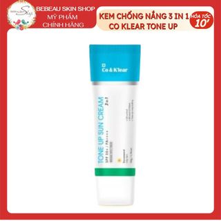 Kem Chống Nắng Co Klear Nâng Tone Thế Hệ Mới Co&K'lear Tone Up Sun Cream- Bebeauskinshop