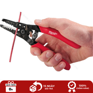 Kìm tuốt dây điện, tuốt dây cáp Milwaukee 48-22-6109 kìm đa năng, kìm thợ điện nước