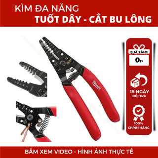 Kìm tuốt dây điện, tuốt dây cáp Milwaukee 48-22-6109 kìm đa năng, kìm thợ điện nước