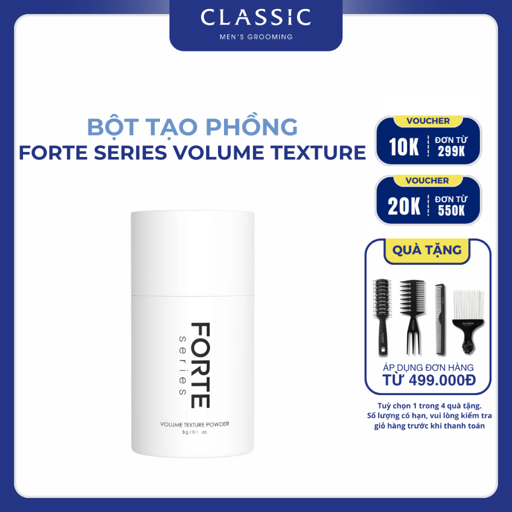 Bột tạo phồng Forte Series Texture Powder 3g | Shopee Việt Nam