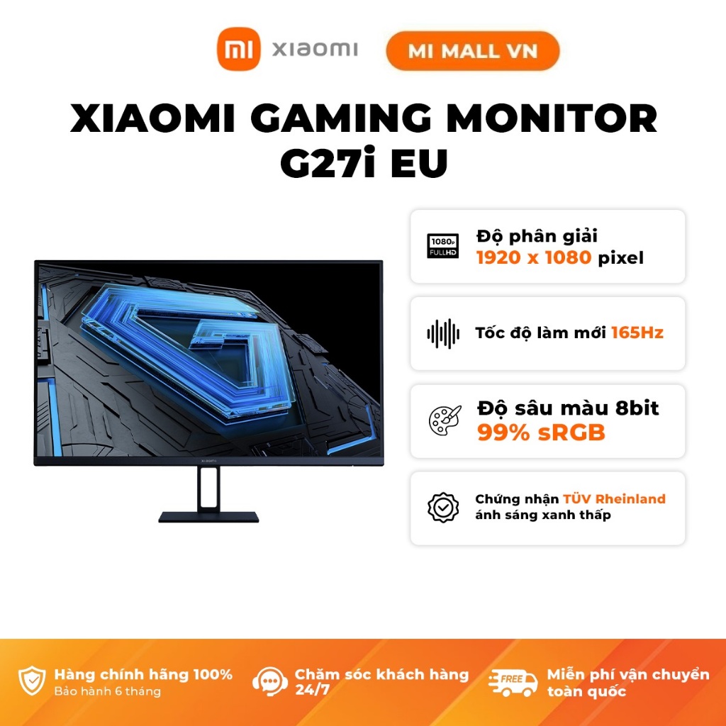 Ảnh Màn Hình Gaming Xiaomi Gaming Monitor G27i EU P27FBB-RGGL (FHD/165Hz/1ms/IPS) – Phiên Bản Quốc Tế 2