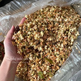 Hoa nhài sấy khô 100g, hoa lài, trà hoa nhài, bông nở, dùng pha tà, ướp trà, hương thơm đậm vị