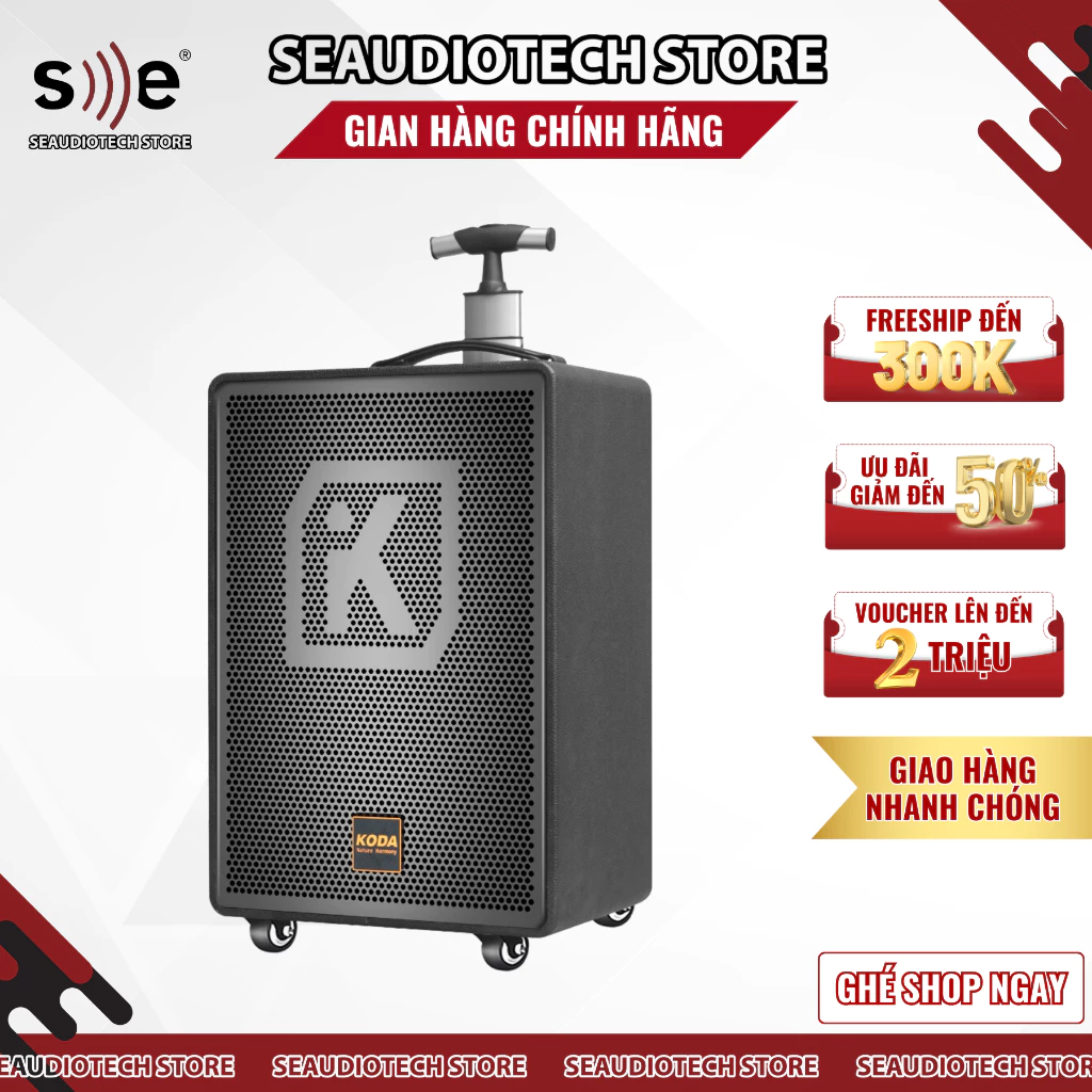 Loa Cầm Tay Di Động Koda MoDern12 💥HÀNG CAO CẤP💥 Loa Kéo Karaoke Âm Thanh Sống Động, Hỗ Trợ Live.str