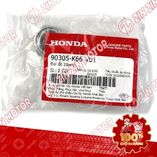 Đai Ốc 16mm, Tán Cốt Bánh Sau Lead 125 2022 2023 2024, Lead 2017 - 2021 90305-K66-V01, 90305K66V01 Chính Hãng - ZZM