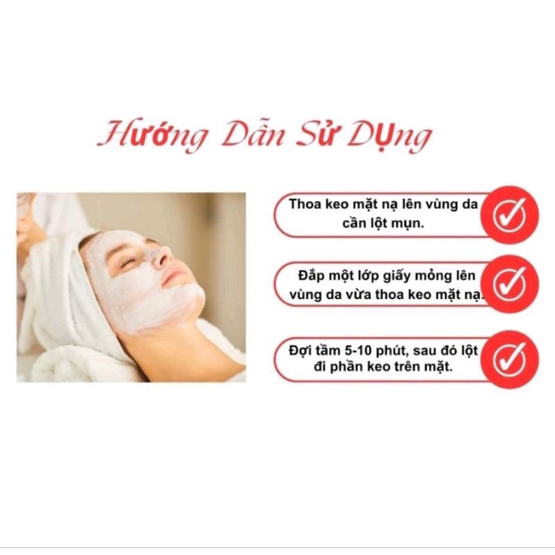 Kem Lột Mụn Peeling Pack 25G, 60G Lột Mụn Đầu Đen, Mụn Cám.