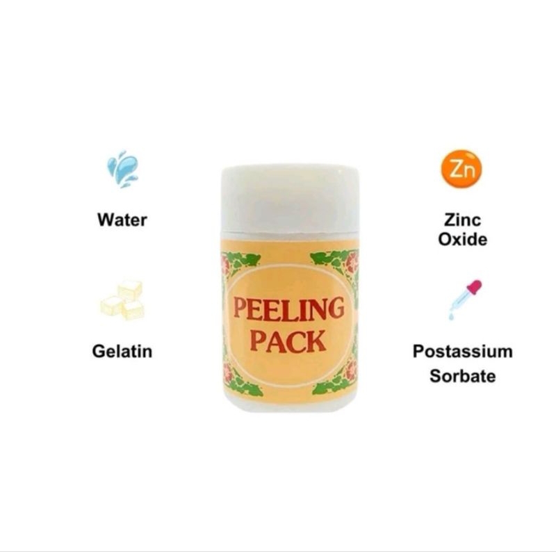 Kem Lột Mụn Peeling Pack 25G, 60G Lột Mụn Đầu Đen, Mụn Cám.