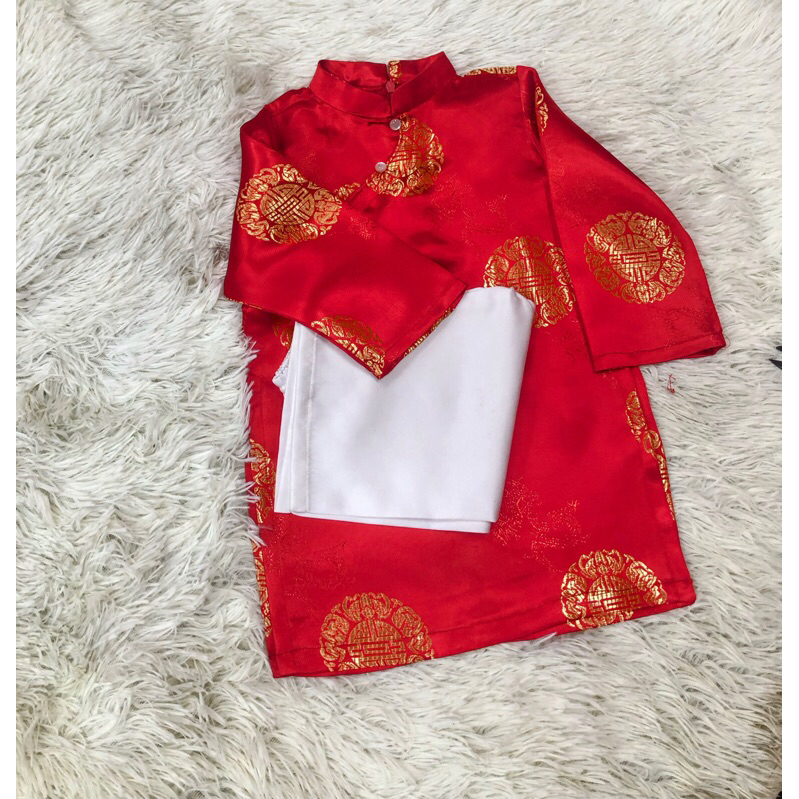 áo dài cho bé nam từ 10tháng đưen 15tuỏi