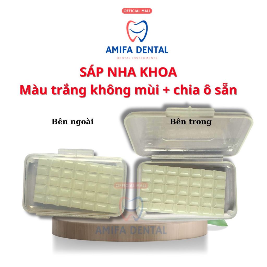 Set 10 Sáp Cắt Sẵn, Sáp Chia Sẵn, Sáp Chỉnh Nha, Sáp Giảm Đau Niềng Răng, Sáp Nha Khoa Cắt Sẵn