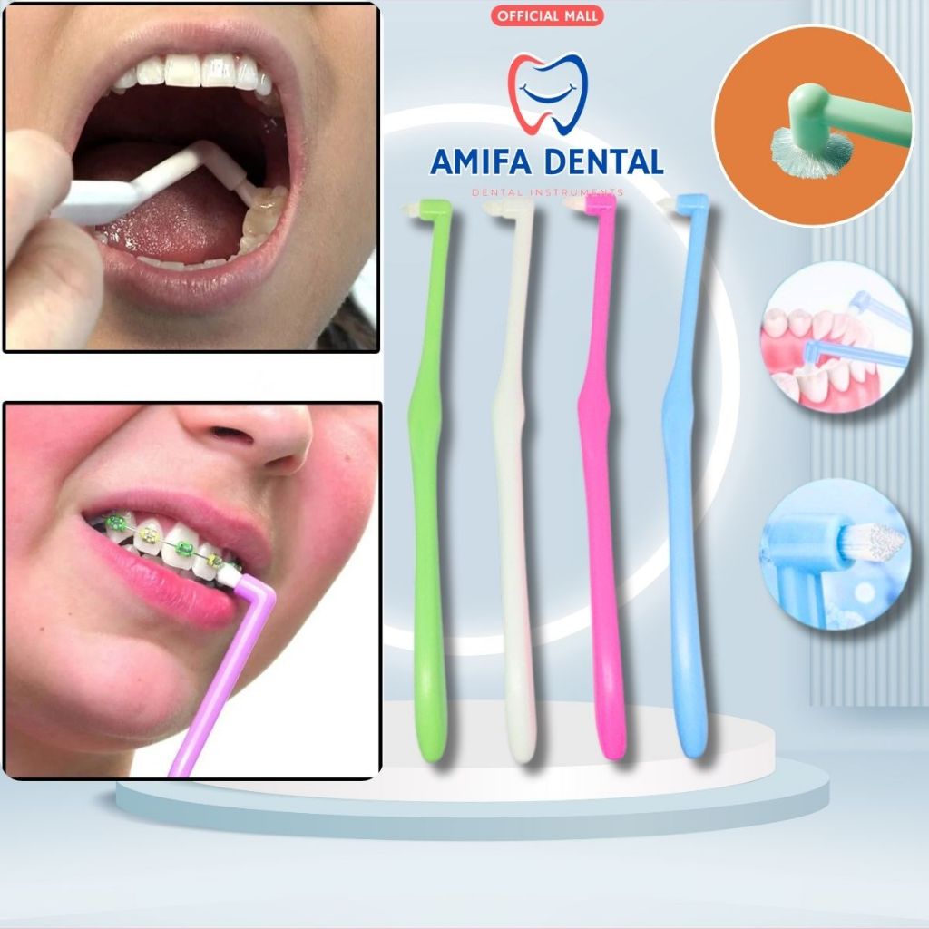 Bàn Chải Chỉnh Nha Đầu Nhỏ, Bàn Chải Chuyên Dụng Cho Người Niềng Răng, Bàn Chải Lông Mềm