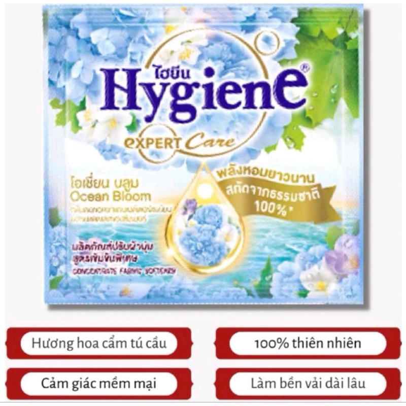 Nước xả vải Hygiene dây 12goi 20ml Thái Lan
