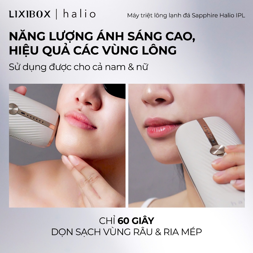 Ảnh Máy Triệt Lông Lạnh Sapphire Halio InfinityGlow Advanced IPL Sapphire Cooling Hair Removal Device 4