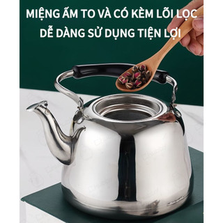 Ấm đun nước inox nhiều dung tích 1L - 6L Chubby Chef dùng cho mọi loại bếp，ấm nấu nước pha trà ấm đun bếp gas