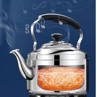 Ấm đun nước inox nhiều dung tích 1L - 6L Chubby Chef dùng cho mọi loại bếp，ấm nấu nước pha trà ấm đun bếp gas