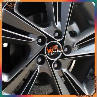 Decal dán mâm Elantra 2018 (5bánh)