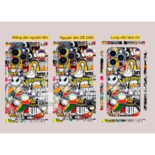 Miếng dán Skin Mặt lưng  FULL VIỀN Dành Cho Các dòng ANDROID , 16 pro max 15 pro max 14 pro max 13 pro max 12 pro max