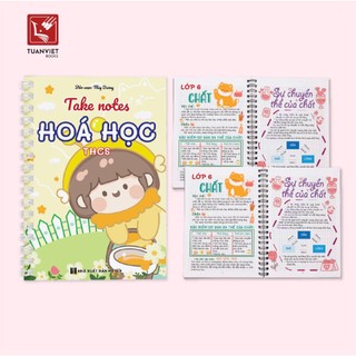 Sổ Giấy Lò Xo Take Note Hoá học THCS TUANVIET BOOKS cỡ A5 (Phiên Bản Mới Nhất)