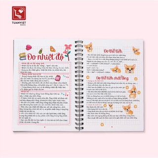 Sổ Giấy Lò Xo Take Note Vật lý THCS TUANVIET BOOKS cỡ A5 (Phiên Bản Mới Nhất)