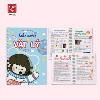 Sổ Giấy Lò Xo Take Note Vật lý THCS TUANVIET BOOKS cỡ A5 (Phiên Bản Mới Nhất)