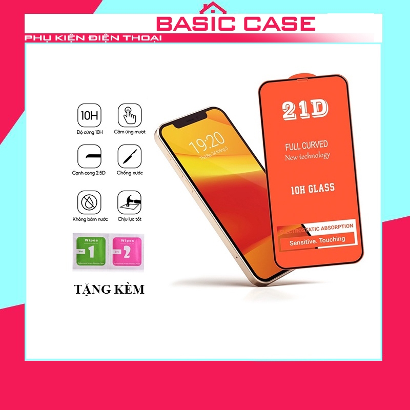 [4.900 Cường Lực iphone 21D full màn ip 6plus 7 8 7plus 8plus x xsmax 11 11pormax 12 13 14 15 pro max promax plus [21D