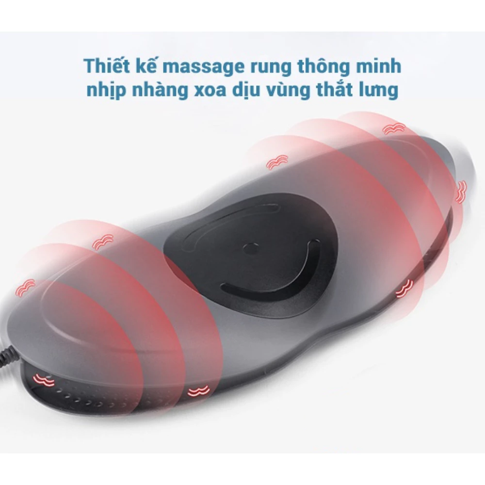 Máy massage lưng kéo dãn cột sống LM-53, Máy mát xa lưng thông minh hỗ trợ xoá bỏ con đau nhức
