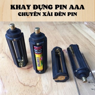 1 LÕI PIN Lightstick chuyển đổi 3 viên pin aaa sang 1 viên 18650