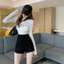 Quần Short Dance Nữ Cạp Cao Quần Co Dãn Nâng Mông Tôn Dáng Chất Umi Hàn Cao Cấp Loại 1 Co Giãn 4 Chiều