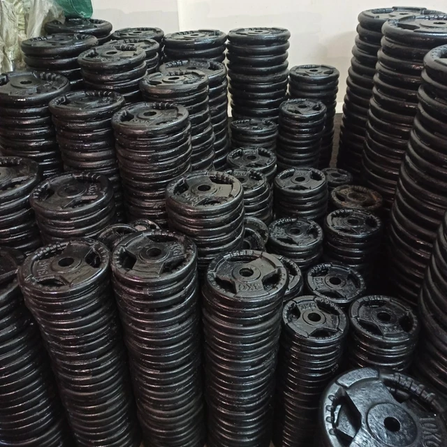 TẠ GANG lỗ phi 30MM trọng lượng 1kg, tạ gang 1kg hình dạnh bánh tạ 3 cánh lỗ phi 30, dùng tạ tay, tạ đơn