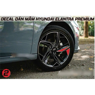 Decal dán mâm Elantra 2023 2024 2025 17inch ( bộ 5 bánh)