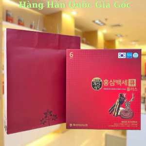Nước Hồng Sâm Nhung Hươu NongHyup Q Plus Hàn Quốc Hộp 30 Gói, Tăng sức đề kháng cho cơ thể, chống lão hóa và làm đẹp da