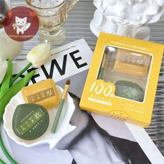 [AMORTALS] Bộ 2 Mút Trang Điểm AMORTALS Size L Dáng Chữ Nhật, Giọt Nước Siêu Mềm Đa Năng Kèm Cọ