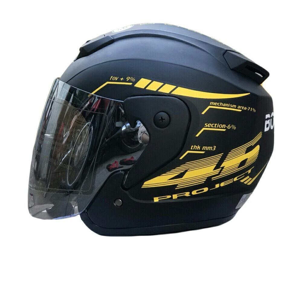 Mũ Bảo Hiểm 3/4 BOPA tem 46 đủ màu sắc Helmet chính hãng
